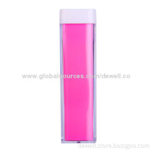 Factory Price Plastic Case 2,000mAh Power Bank, 18650 Battery for Gifts